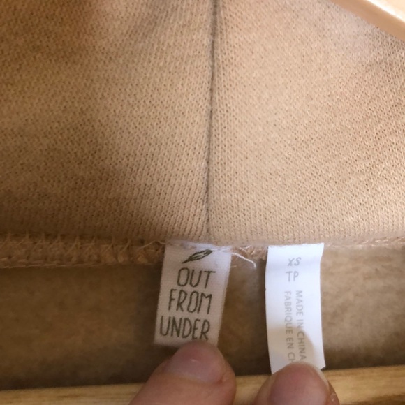 URBAN OUTFITTERS || out from under cropped hoodie - Picture 6 of 8